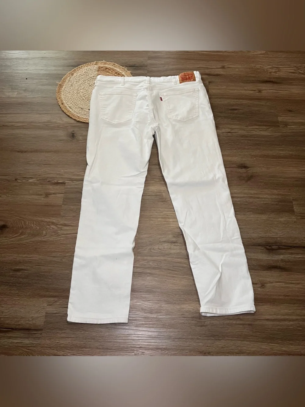 LEVI'S 541 White Denim Mens Jeans